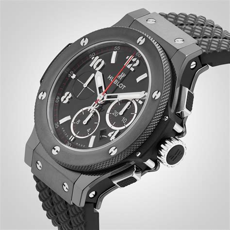 hublot kautschuk leder|Big Bang Original Black Magic 44 mm .